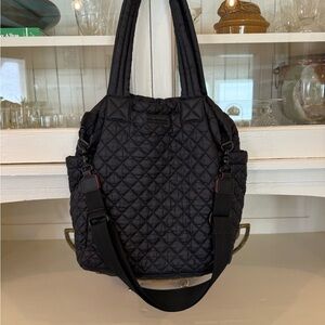 MZ Wallace Black Quilted Tote